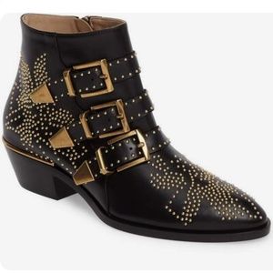 Chloe Susanna Studded Ankle Boot